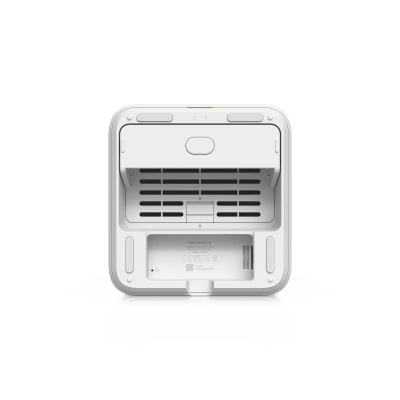 UBIQUITI - NAS Compacto de Escritorio / 2 Bahías 3.5" SATA / Puerto 2.5 GbE / USB-C 5 Gbps / PoE++ 60 W / Pantalla LCD 1.47"