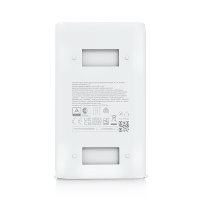 UBIQUITI - Adaptador PoE++ / 54V DC @ 1.12A / hasta 60W / Puertos 10 GbE / Protección de Sobretensiones