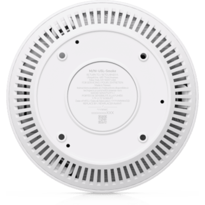 UBIQUITI - Sensor de Humo y CO / Conectividad Inalámbrica 2 km (1.24 mi) / Batería 10 Años / Sirena 85 dB / Integración Unifi Protect