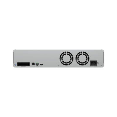UBIQUITI - UNVR G2 Pro UniFi Protect 2U con 8 Bahías para Discos Duros, Soporte para hasta 100 Cámaras HD, 70 Cámaras 2K o 50 Cámaras 4K, Puerto 10G SFP+ y 2.5GbE, Análisis Edge-AI Integrado