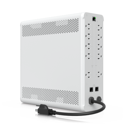 UBIQUITI - Sistema de Alimentación Ininterrumpida (UPS) de 1 kVA Administrado, 5 Tomas con Respaldo y 5 con Protección contra Sobretensión, Batería Hot-Swappable de 108 Wh, Compatible con NUT y Apagado Seguro para UNVR y UNAS