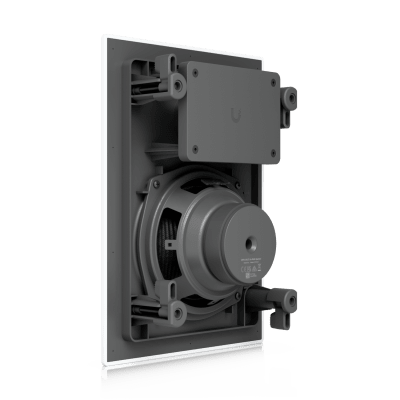 UBIQUITI - UniFi In-Wall Speaker Altavoz Empotrable de Pared / Woofer 6.5" 130W / Tweeter 1" Pivote ±15° / 8 Ohms / Cobertura Simétrica Axial de 90° / NDAA Compliant