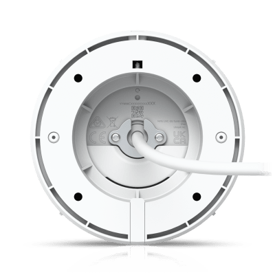 UBIQUITI - Cámara UniFi Protect G5 Turret Ultra, compacta, para exterior / 2K (4 MPX) / ángulo 102.4° / visión nocturna hasta 30mts/ detección de eventos / micrófono, POE+