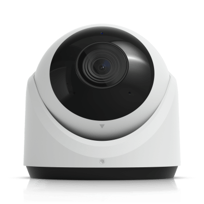 UBIQUITI - Cámara de Seguridad Turret Color Blanco / Alimentación PoE/ Resistente a Manipulaciones IK04/ Sensor de Imagen 1/1.8" 8MP/ Ajuste Manual 3 Ejes