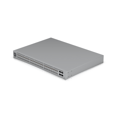 UBIQUITI - UniFi Switch Pro Max 48 – Switch Capa 3 con 48 Puertos (16 × 2.5 GbE y 32 × 1 GbE), 4 Puertos SFP+ 10G y Pantalla Informativa Integrada