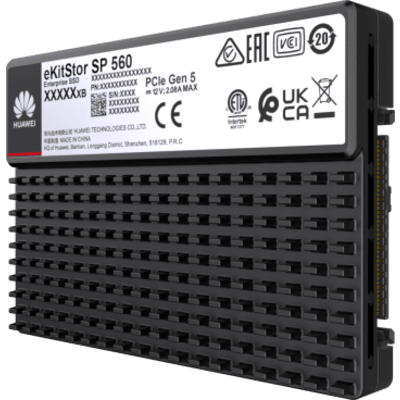 HUAWEI - SSD Empresarial / 3.84 TB / NVMe 2.0 / PCIe 5.0 x4 / U.2 de 2.5'' / Lectura 14,800 MB/s / Escritura 8,500 MB/s