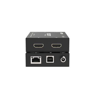 EPCOM PROAUDIO - Extensor HDMI | Soporta KVM | Transmisión hasta 100 m | Cable CAT6 |  1080P@60Hz | Copia EDID automática | Sin compresión ni retraso | PoC