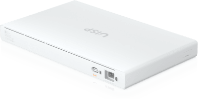 UBIQUITI - UISP Switch Pro – Switch PoE de 220 W (27 V) con 24 Puertos GbE, 16 Puertos PoE Pasivo 27 V y 4 Puertos SFP+ 10G