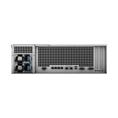 SYNOLOGY - Servidor NAS Rack / 16 Bahías / Intel Xeon D-1541 8 Núcleos / 16 GB DDR4 ECC Ampliable a 64 GB / 403,000 IOPS / 6,200 MB/s Lectura / RAID F1 / Doble Fuente Redundante