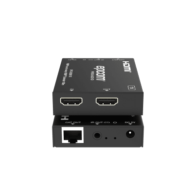 EPCOM PROAUDIO - Extensor HDMI™ Sobre IP | Codificador Y Decodificador | 150m Por Cable CAT6 | Compatible Con Red Gigabit | Video Full HD | Compresión EZCast | Control IR Unidireccional