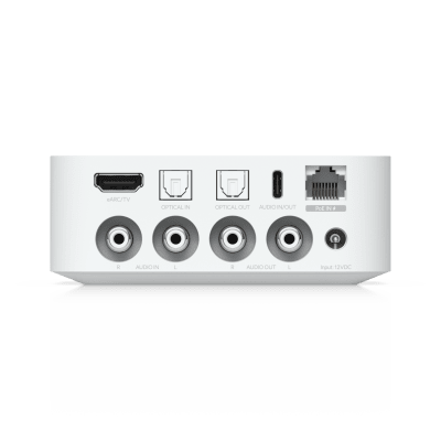 UBIQUITI - Streamer de Audio Digital PoE Multi-Zona Compacto con Diseño Versátil, Control Intuitivo y Compatibilidad con Múltiples Servicios de Streaming de Música