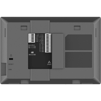 GRANDSTREAM - Estación de Intercomunicación SIP con Wi-Fi 6, Bluetooth y Control Total para Agendamiento de Salas y Edificios Inteligentes (Color Negro)