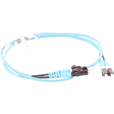 PANDUIT - Jumper de Fibra Óptica / Multimodo OM3 50/125 / LC-LC Dúplex / OFNR / 35 m (114.83 ft) / 10 Gbps