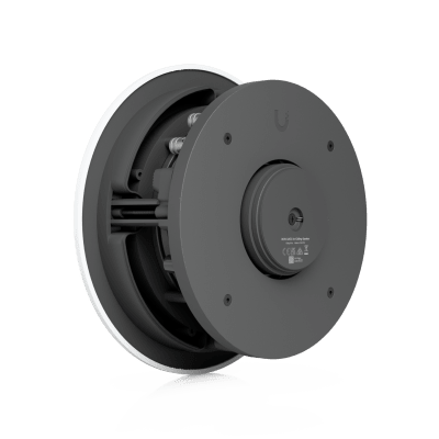UBIQUITI - UniFi In-Ceiling Speaker Altavoz Empotrable de Techo / Woofer 6.5" 130W / Tweeter 1" Pivote ±15° / 8 Ohms / Cobertura Simétrica Axial de 90° / NDAA Compliant