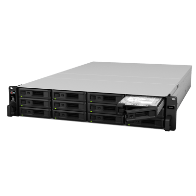 SYNOLOGY - Unidad de Expansión Synology RX1217/RX1217RP | 12 Bahías de Disco | Compatible con SATA 3.5” y 2.5” | Expansión de Volumen en Línea | Fuentes de Alimentación Redundantes (RX1217RP) | Administración con