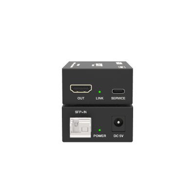 EPCOM PROAUDIO - Extensor HDMI sobre Fibra Óptica | Resolución 4K2K@60Hz | Monomodo | 4:4:4 | Ancho de Banda 18 Gbps | Distancia hasta 10 km | HDCP 2.2 | HDR10+ Dolby Vision | Audio 7.1CH