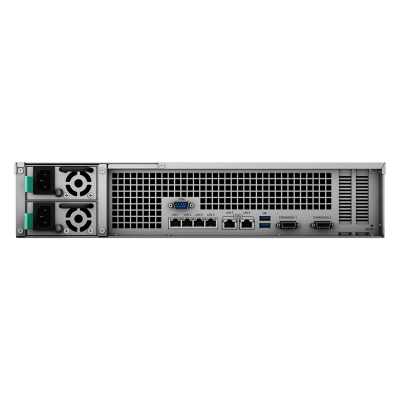 SYNOLOGY - NAS Rack / 12 Bahías / Procesador Intel Xeon 8 Núcleos / 8 GB DDR4 ECC / Dual 10GbE / Escalable a 36 Bahías / Alimentación Redundante