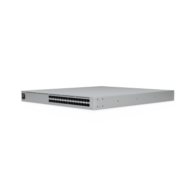 UBIQUITI - Switch Pro XG Aggregation de 25G con 32 puertos SFP28, Capacidad de Switching de 1.6 Tbps, Funciones Layer 3, Respaldo de Energía USP RPS y Etherlighting™.