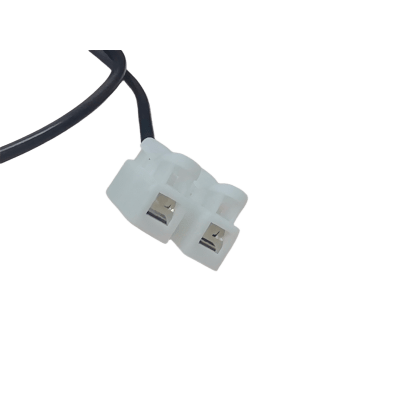 EPCOM POWERLINE - Cable con Conector Macho (Pigtail) | Forro Negro | Terminal Blanca | Alimentación para Vcc con Puntas Libres | Polarizado | Largo 22 cm ( 8.66 Pulgadas)  | Calibre 22AWG.