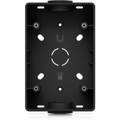 UBIQUITI - Caja de Montaje de Superficie / Aleación de Aluminio / Compatible con Lectores UniFi Access / Oculta Cableado y Caja de Registro / Color Negro