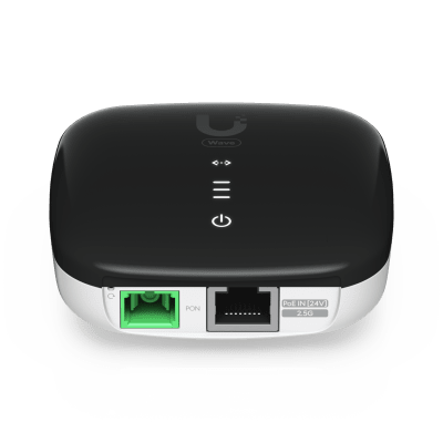 UBIQUITI - Unidad Óptica GPON con Puerto 2.5 GbE, Velocidades de hasta 1.2 Gbps de Subida y 2.5 Gbps de Bajada, Alcance de hasta 20 km
