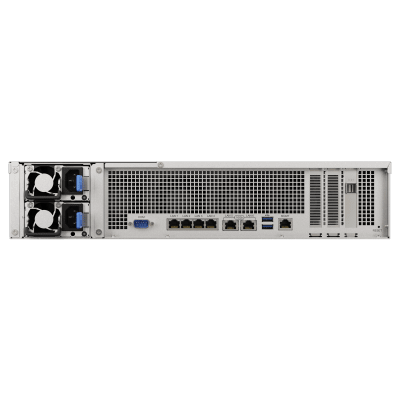 SYNOLOGY - Servidor de Almacenamiento / 12 Bahías / Expansible a 96 Bahías / 1.728 PB / 6,200/3,000 MB/s / 10GbE / DDR4 ECC 16 GB