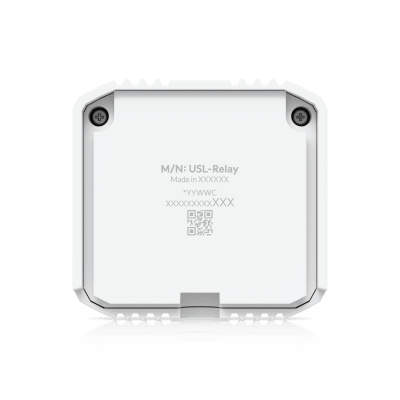 UBIQUITI - Relé Inteligente SuperLink / 10A Contacto Seco / 12-48Vcc / I/O Interfaces / Integración UniFi Protect / Alcance 2 km
