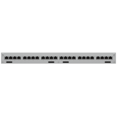 UBIQUITI - Panel de Protección Ethernet de 24 Puertos UniFi UACC-ETH-SP-Panel-24, 10 GbE con Sopoete PoE+++, 20 kA Rack 1U
