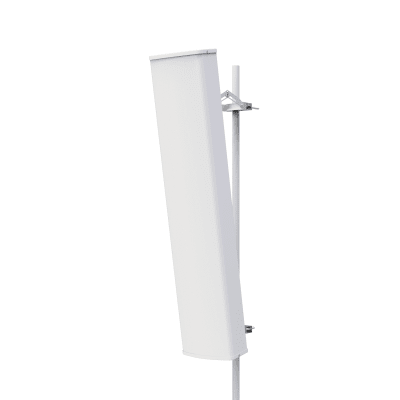 EPCOM - Antena Sectorial para Exterior / Frecuencia 1710-2190 MHz / Ganancia 18 dBi / Ancho de Banda 480 MHz / VSWR ≤1.5 / Potencia Máxima 200W / IP65 / Montaje en Tubo