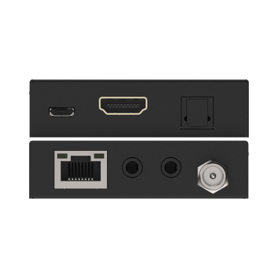 EPCOM PROAUDIO - Extensor HDMI 4K@60Hz | PoC Bidireccional | HDR y Dolby Vision | Audio ARC y Óptico | Transmisión hasta 70m por CAT6