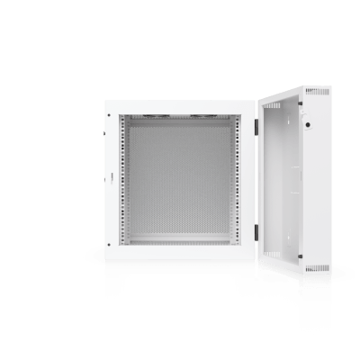 UBIQUITI - UACC Rack Cabinet 12U (600 x 703 mm) - Gabinete Cerrado para Montaje en Pared con Puerta Frontal Perforada, Puerta Trasera Abatible (Swing-Out) y Paneles Laterales Removibles con Llave