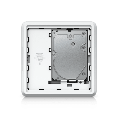 UBIQUITI - UniFi Protect UNVR-Instant – Grabador de Video en Red con Soporte para HDD de 3.5”, Switch PoE Integrado de 6 Puertos GbE (40W) y Puerto HDMI Viewport
