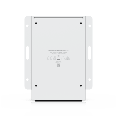 UBIQUITI - Fuente de Alimentación de 12V con Soporte para Batería de Respaldo SLA Opcional, Compatible con UniFi Retrofit Hub