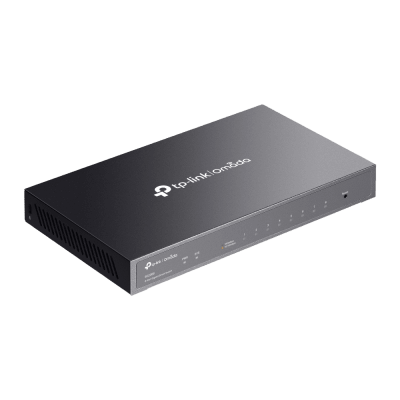 TP-LINK - Switch Administrado Gigabit 8 Puertos / Omada SDN / 16 Gbps Capacidad Switching / Gestión Cloud y Local / VLAN / QoS / ACL / Sin Ventiladores / Montaje Pared-Escritorio