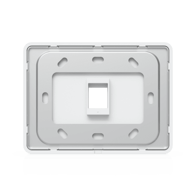 UBIQUITI - Placa Keystone Horizontal / 1 Puerto / Superficie Pintable / Policarbonato y Acero SGCC / 4.4 x 3.2 x 0.12 in / Paquete 4 Piezas