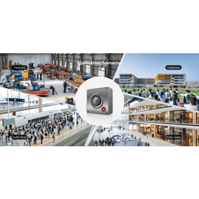 FANVIL - Video Intercom IP para Exterior / Cámara 4 Megapixel (1080p) / HDR e Iluminación IR / Altavoz 5W y Doble Micrófono con Reducción de Ruido / Panel Acero Inoxidable y Cuerpo Aluminio / IP66 e IK10 / PoE+ / 2 Líneas SIP