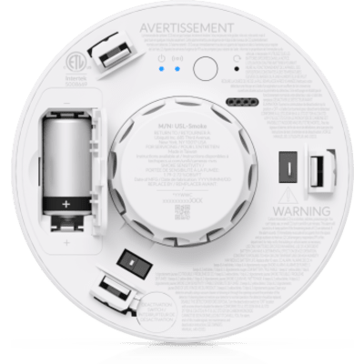 UBIQUITI - Sensor de Humo y CO / Conectividad Inalámbrica 2 km (1.24 mi) / Batería 10 Años / Sirena 85 dB / Integración Unifi Protect