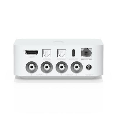 UBIQUITI - Streamer de Audio Digital PoE Multi-Zona Compacto con Diseño Versátil, Control Intuitivo y Compatibilidad con Múltiples Servicios de Streaming de Música