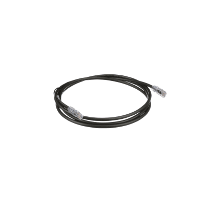 PANDUIT - Cable de Parcheo UTP, Cat6A, 24 AWG, CM, Color Negro, 3.05 Metros (10 Pies)