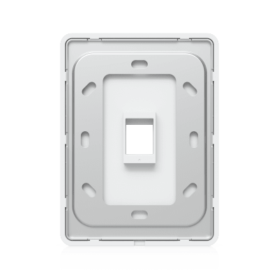 UBIQUITI - Placa de Pared Vertical Universal para Keystone de 1 Puerto con Cubierta Pintable, Acabado Personalizable, Paquete con 4 Piezas