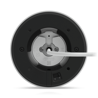 UBIQUITI - Cámara de Seguridad Turret Color Blanco / Alimentación PoE/ Resistente a Manipulaciones IK04/ Sensor de Imagen 1/1.8" 8MP/ Ajuste Manual 3 Ejes