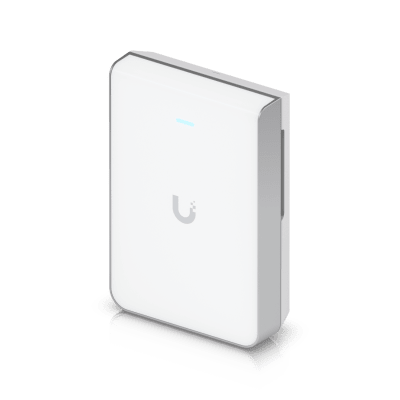 UBIQUITI - Punto de Acceso WiFi 7 Con Diseño de Pared, Tribanda en 2.4, 5 y 6 GHz, Hasta 10.688 Gbps, Puerto Ethernet 1/2.5 GbE, 300+ Clientes Simultáneos