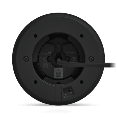 UBIQUITI - Cámara de Seguridad Turret Color Negro / Alimentación PoE/ Resistente a Manipulaciones IK04/ Sensor de Imagen 1/1.8" 8MP/ Ajuste Manual 3 Ejes