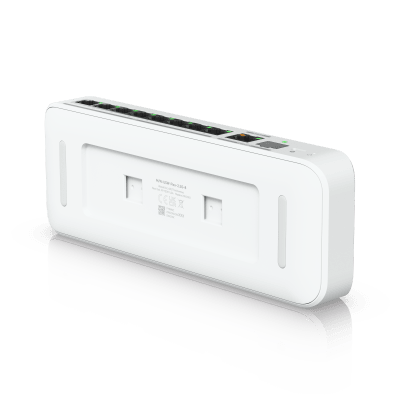 UBIQUITI - USW Flex 2.5G Switch de 8 Puertos 2.5GbE, con un Puerto de Enlace Ascendente Combinado RJ45/SFP+ de 10 GbE, Incluye Adaptador ca/cc