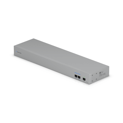 UBIQUITI - UniFi USW-WAN – Switch WAN Capa 2 con Uplinks SFP+ 10G, Puerto RJ45 GbE y Alimentación CA Redundante para Alta Disponibilidad con UniFi Gateways en Modo Shadow (Rack 1U)