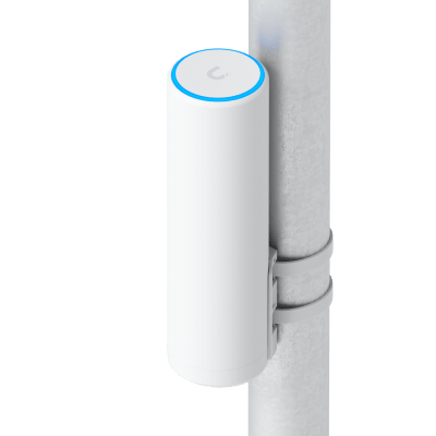 UBIQUITI - U7-Mesh - Punto de Acceso WiFi 7 para Interior y Exterior Mesh, Uplink 2.5 GbE, Cobertura de hasta 140 m² y Capacidad para 200+ Clientes, Montaje en Pared, Poste o Escritorio