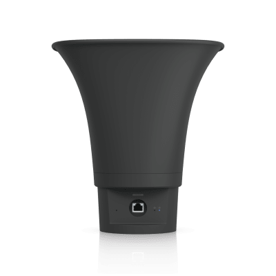 UBIQUITI - UniFi Protect AI Horn Speaker, Altavoz IP 120 dB, PoE+, Alerta AI Avanzada, Montaje Pared, Esquina y Poste, IP66, Color Negro