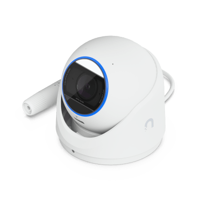 UBIQUITI - UniFi Protect G6 Pro Turret – Cámara 4K PoE+ Antimanipulación y Todo Clima con Motor de IA Multi-TOPS, Zoom Óptico 2.36× y Sensor CMOS 1/1.2