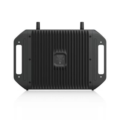 UBIQUITI - Cloud Gateway Industrial Rugerizado sin Ventilador con Puertos 10 GbE, 350W de Potencia Total para Despliegues PoE de Alta Densidad, Enrutamiento Avanzado y Almacenamiento microSD para Aplicaciones UniFi