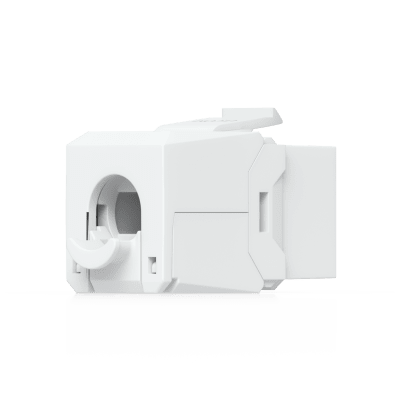 UBIQUITI - Keystone Jack Cat6 Tipo Toolless para Terminación sin Herramientas, Instalación Snap-In en Patch Panel, Paquete con 12 Piezas
